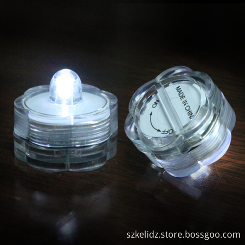 Battery Power Floral Color Change Waterproof Flash Tea Bright Light For Indoor Wedding Decoration